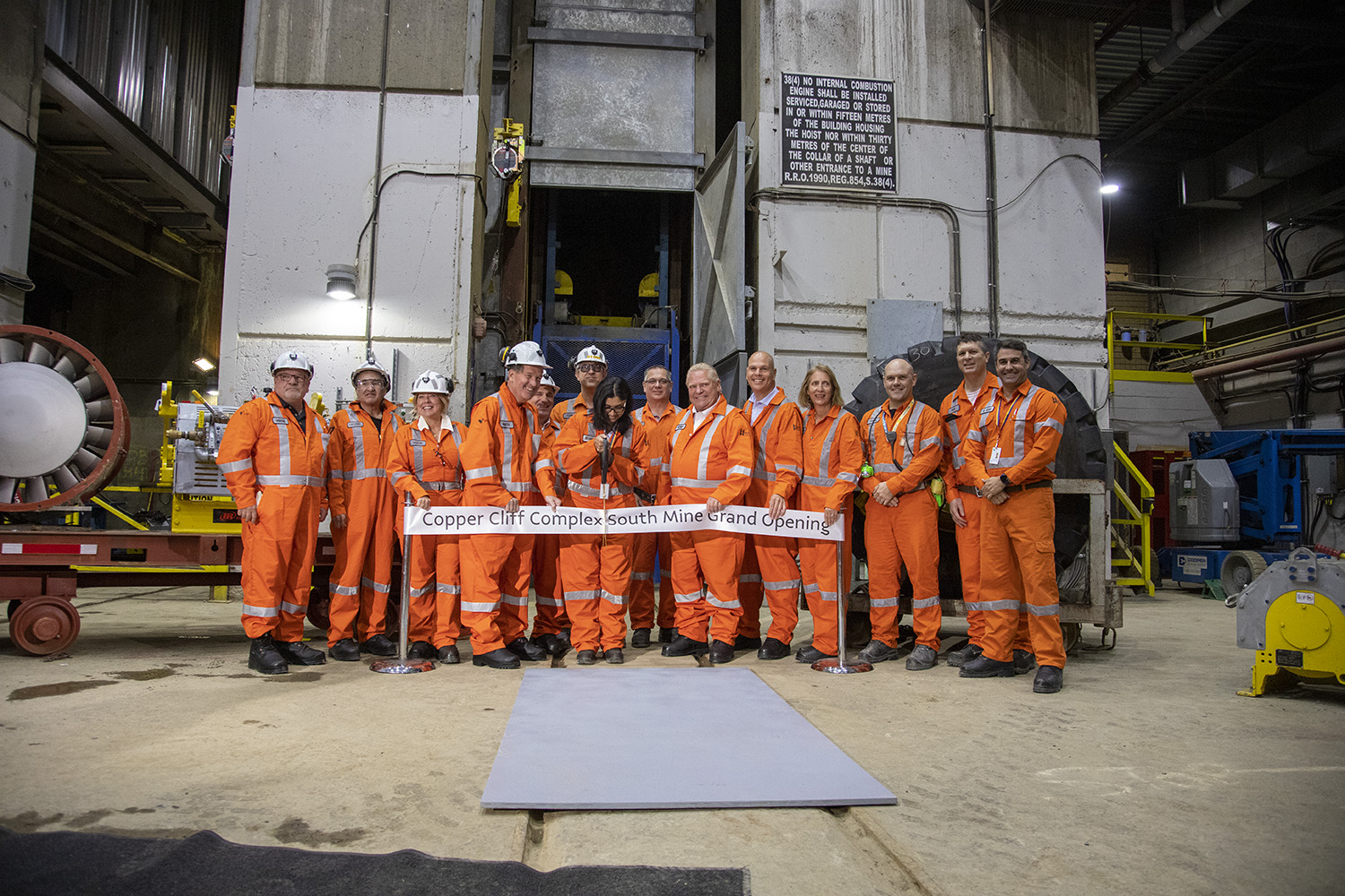 Vale Marks the Official Opening of the Copper Cliff Complex South Mine Project