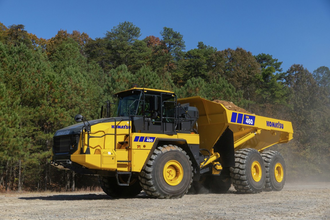 Komatsu Introduces New HM460-6 articulated truck